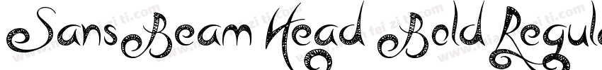 SansBeam Head Bold Regular字体转换